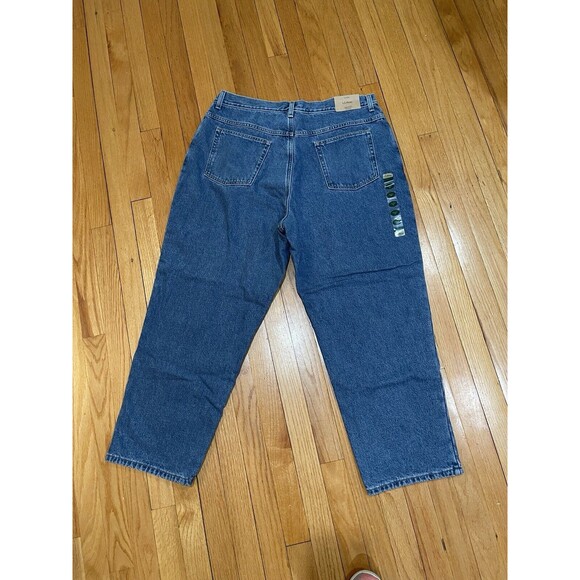 LL Bean Womens Jeans Fleece Lined Size 20 Petite Original Fit Relaxed Blue NEW - Picture 16 of 16